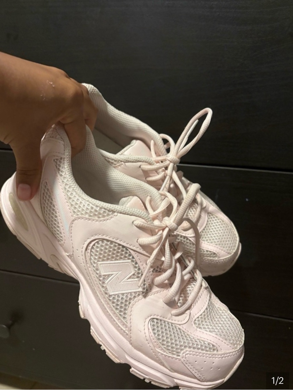 New Balance Women's Light Pink Athletic Sneakers